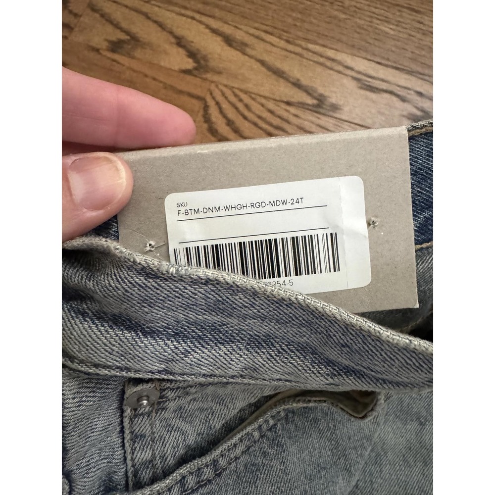Everlane The 90s Way High Jean Light Wash Denim Women Size 24 Long - Picture 9 of 9